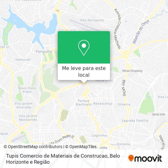 Tupis Comercio de Materiais de Construcao mapa
