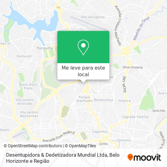 Desentupidora & Dedetizadora Mundial Ltda mapa