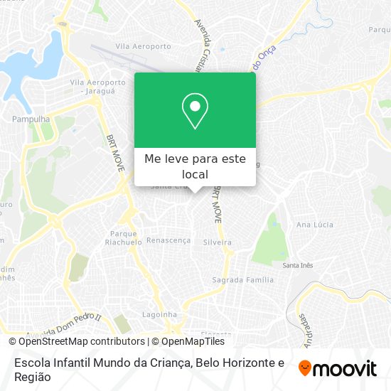 Escola Infantil Mundo da Criança mapa