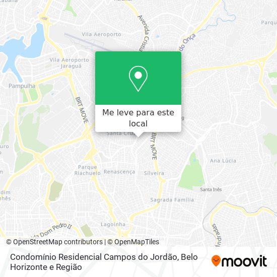 Condomínio Residencial Campos do Jordão mapa