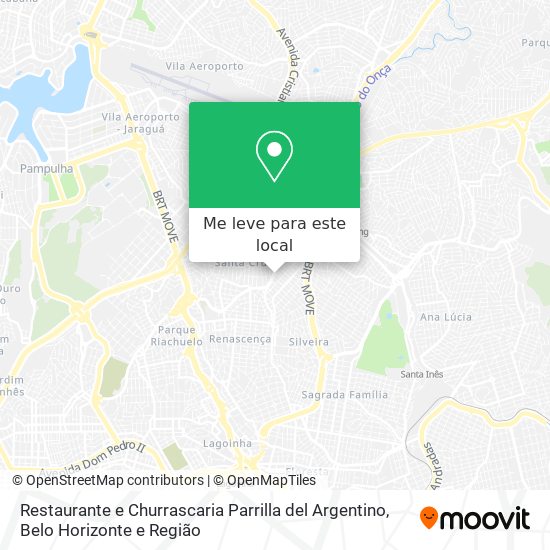 Restaurante e Churrascaria Parrilla del Argentino mapa