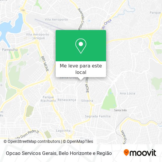 Opcao Servicos Gerais mapa