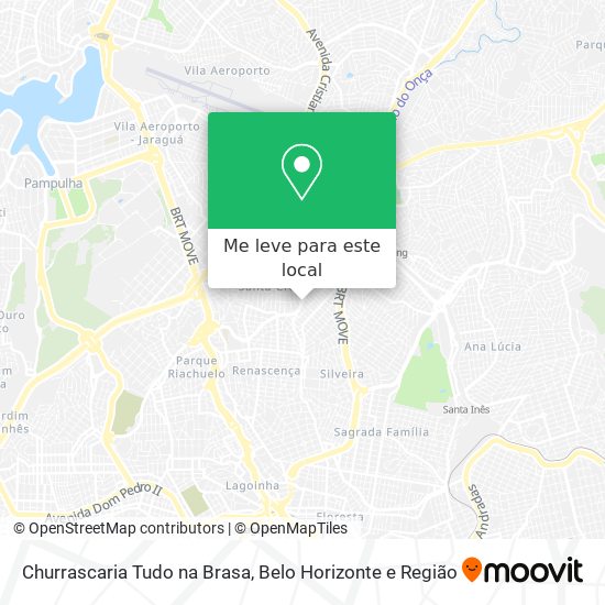 Churrascaria Tudo na Brasa mapa