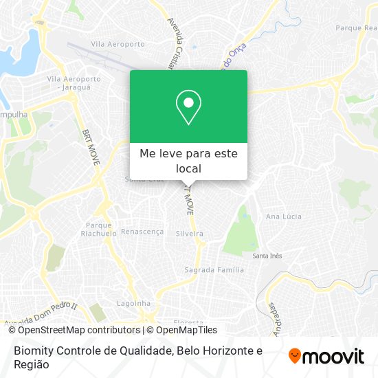 Biomity Controle de Qualidade mapa