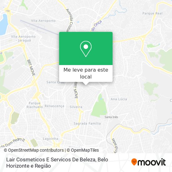 Lair Cosmeticos E Servicos De Beleza mapa
