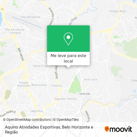Aquino Atividades Esportivas mapa