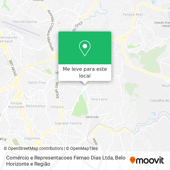 Comércio e Representacoes Fernao Dias Ltda mapa