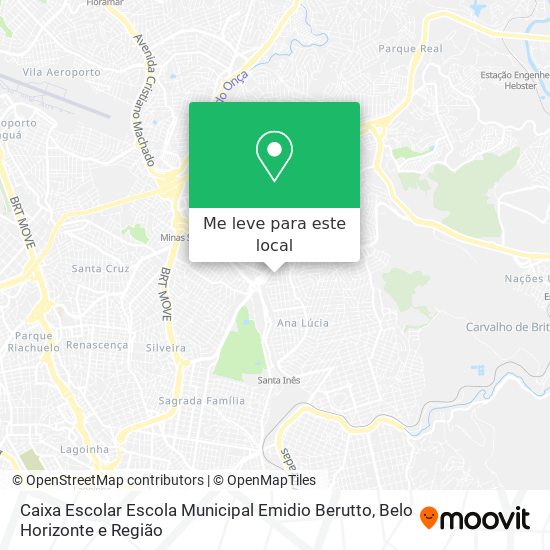 Caixa Escolar Escola Municipal Emidio Berutto mapa