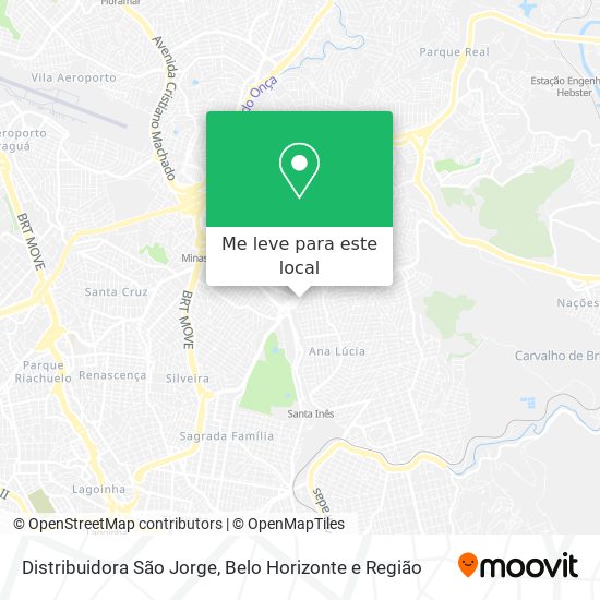 Distribuidora São Jorge mapa