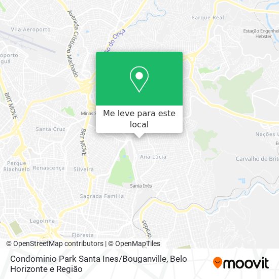 Condominio Park Santa Ines / Bouganville mapa