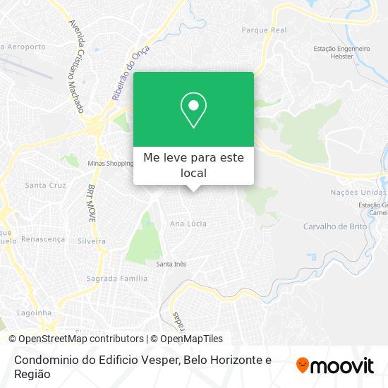 Condominio do Edificio Vesper mapa