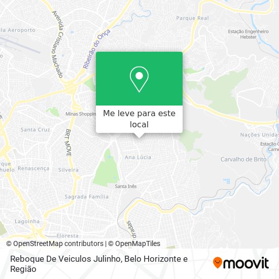 Reboque De Veiculos Julinho mapa