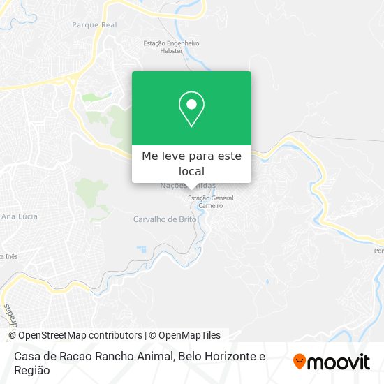 Casa de Racao Rancho Animal mapa