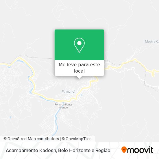 Acampamento Kadosh mapa