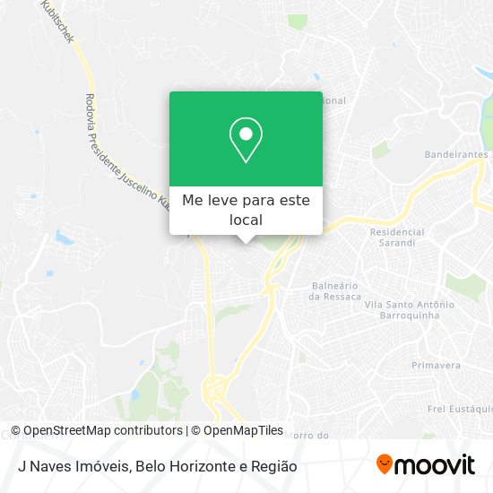 J Naves Imóveis mapa