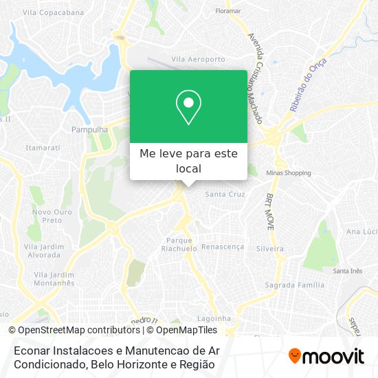 Econar Instalacoes e Manutencao de Ar Condicionado mapa