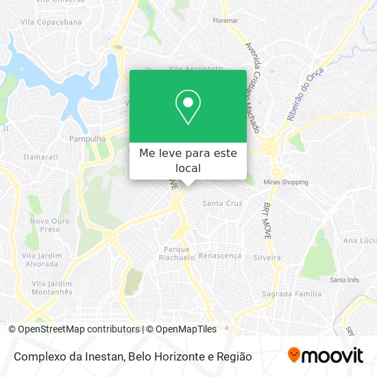 Complexo da Inestan mapa