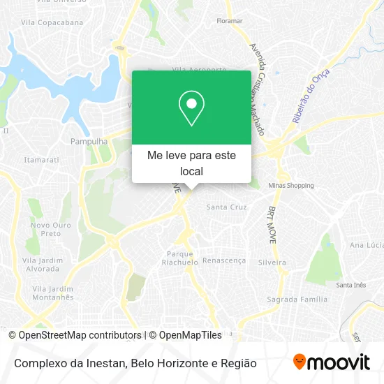 Complexo da Inestan mapa