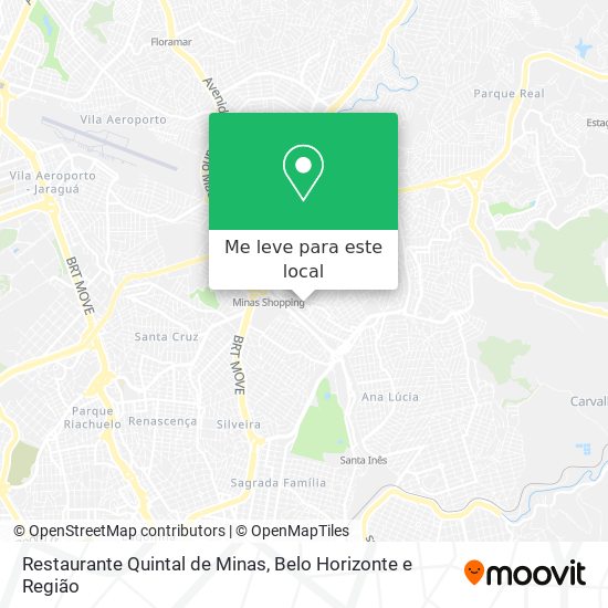 Restaurante Quintal de Minas mapa
