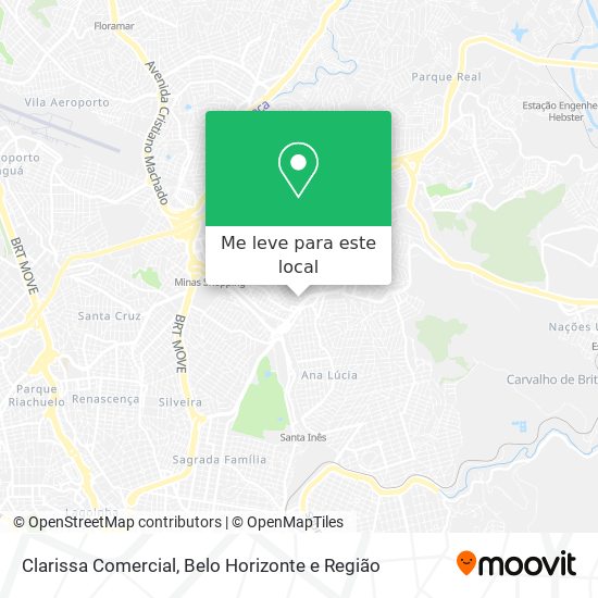 Clarissa Comercial mapa