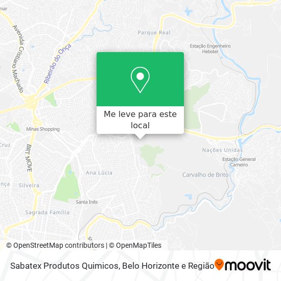 Sabatex Produtos Quimicos mapa