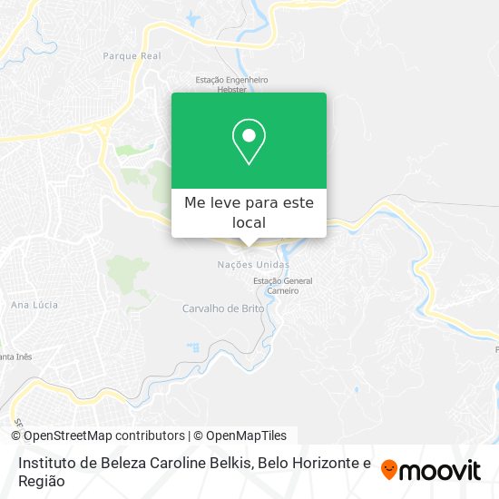 Instituto de Beleza Caroline Belkis mapa