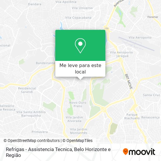 Refrigas - Assistencia Tecnica mapa