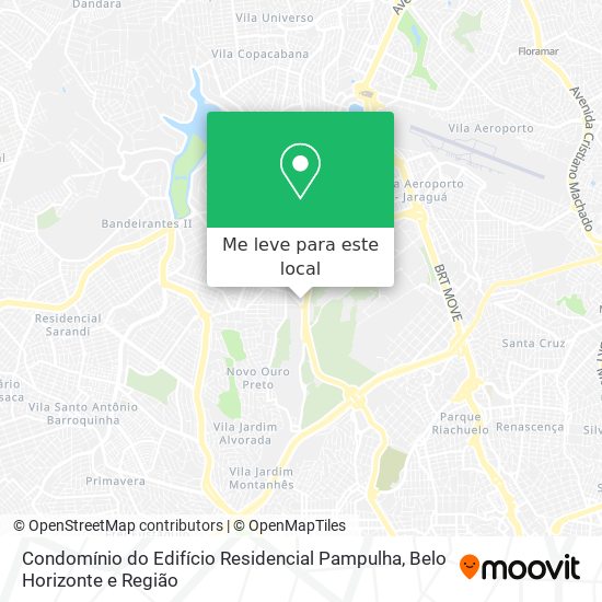 Condomínio do Edifício Residencial Pampulha mapa
