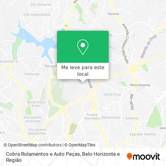 Cobra Rolamentos e Auto Peças mapa