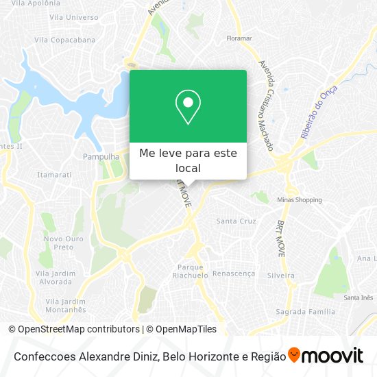 Confeccoes Alexandre Diniz mapa