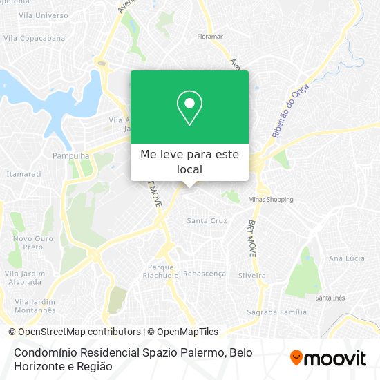 Condomínio Residencial Spazio Palermo mapa