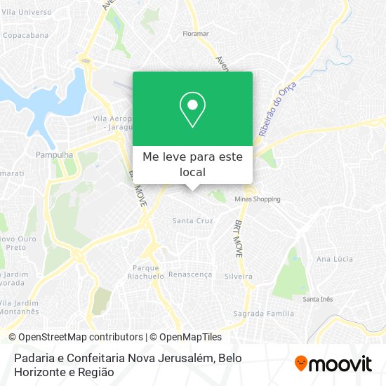 Padaria e Confeitaria Nova Jerusalém mapa