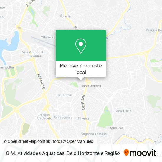G.M. Atividades Aquaticas mapa