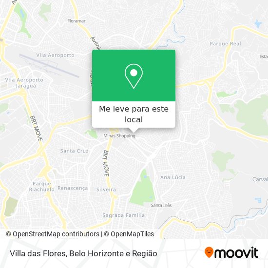 Villa das Flores mapa