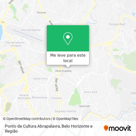 Ponto de Cultura Abrapalavra mapa