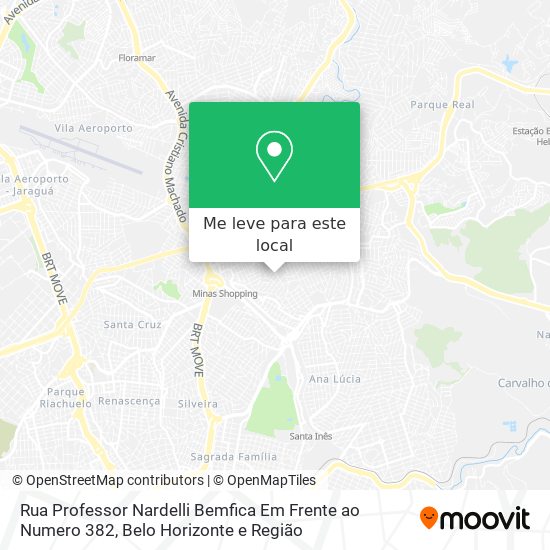 Rua Professor Nardelli Bemfica Em Frente ao Numero 382 mapa