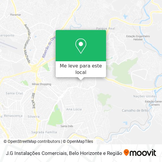 J.G Instalações Comerciais mapa