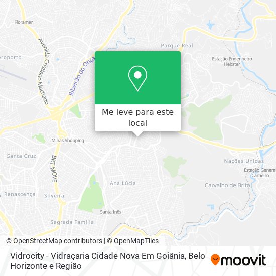 Vidrocity - Vidraçaria Cidade Nova Em Goiânia mapa