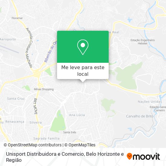 Unisport Distribuidora e Comercio mapa