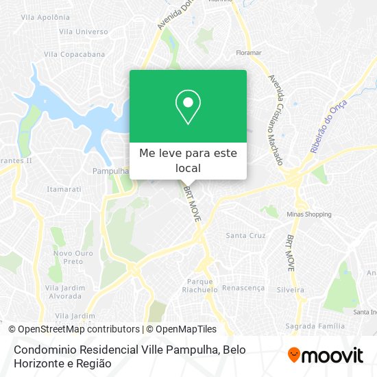 Condominio Residencial Ville Pampulha mapa
