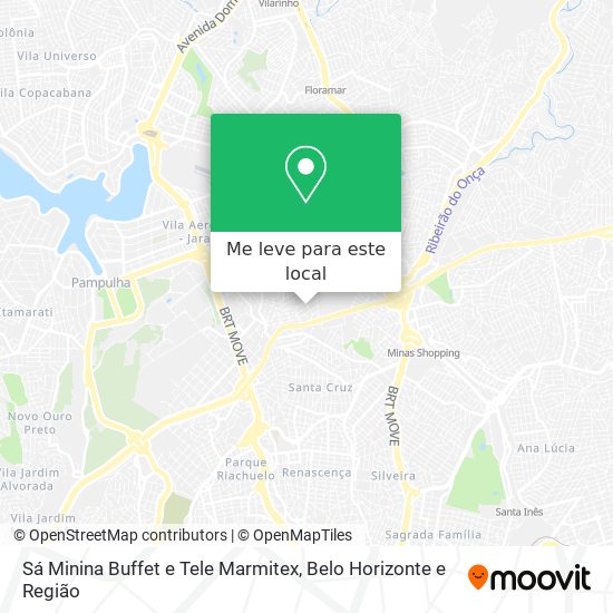 Sá Minina Buffet e Tele Marmitex mapa