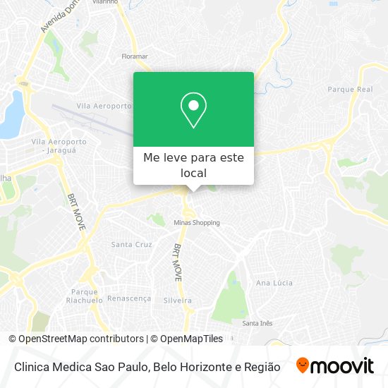 Clinica Medica Sao Paulo mapa