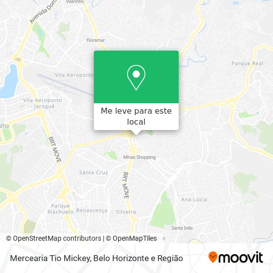 Mercearia Tio Mickey mapa