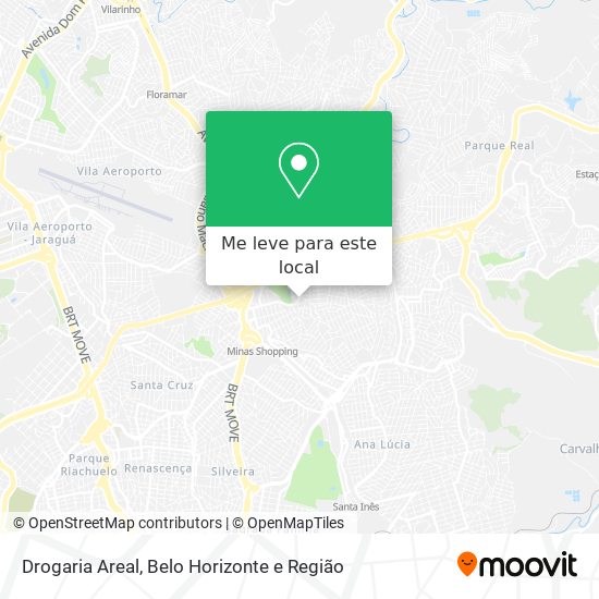 Drogaria Areal mapa