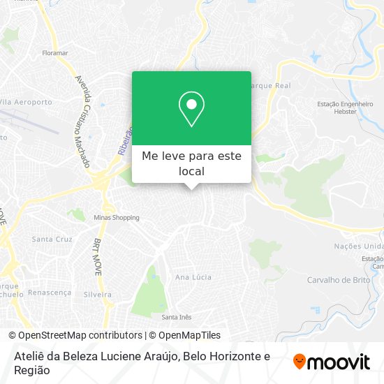 Ateliê da Beleza Luciene Araújo mapa