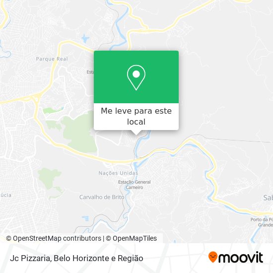 Jc Pizzaria mapa