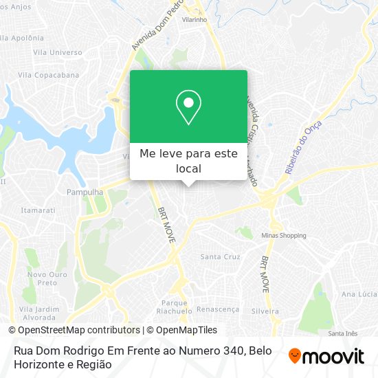 Rua Dom Rodrigo Em Frente ao Numero 340 mapa