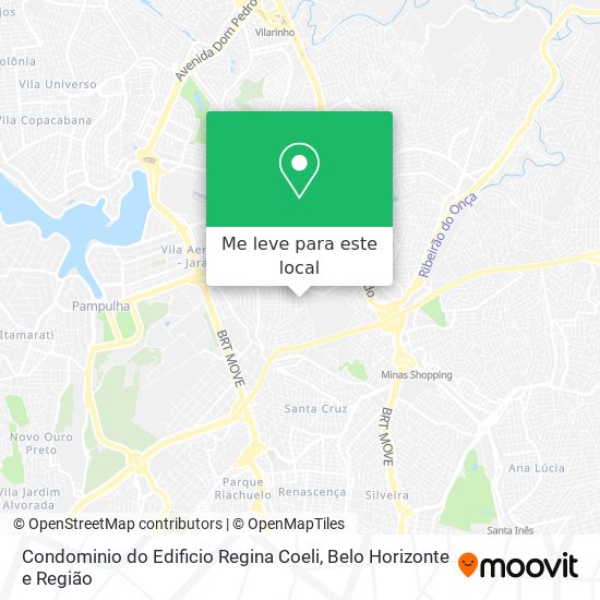 Condominio do Edificio Regina Coeli mapa