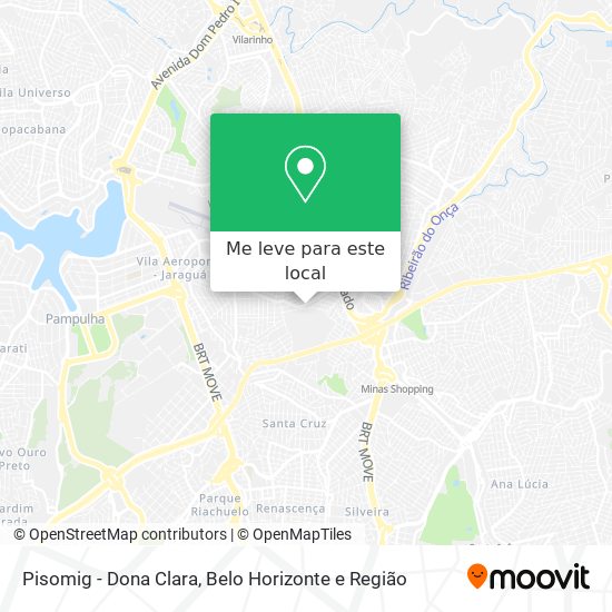 Pisomig - Dona Clara mapa