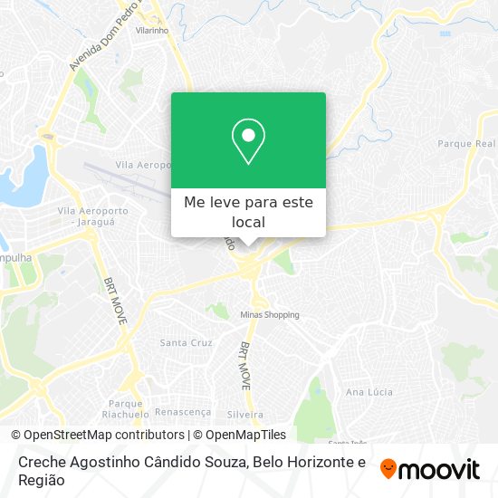 Creche Agostinho Cândido Souza mapa